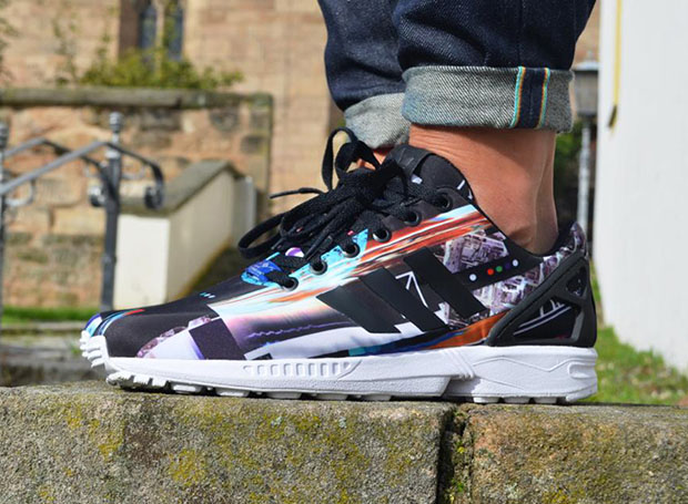 adidas zx flux colorful