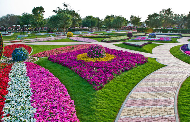 viagem Dubai parque das flores Al Ain Paradise