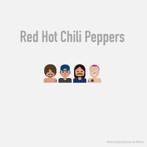 music emojis red hot chilli pepper