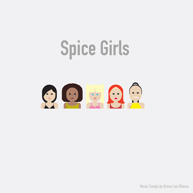music emojis spice girls