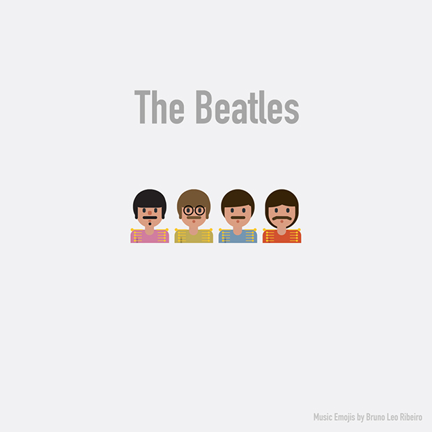 music emojis the beatles