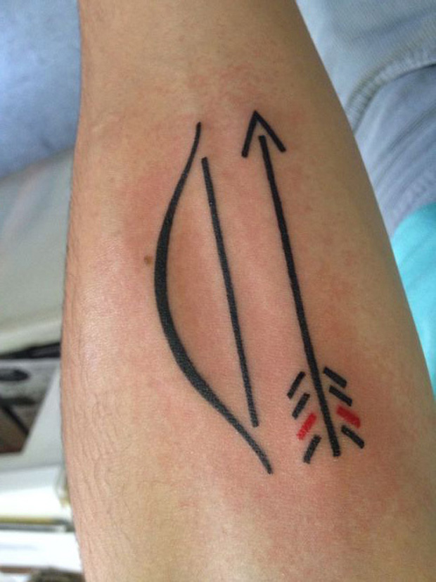  tattoofriday Arrow Tattoo Arco e Flexa Tattoo FTCMAG