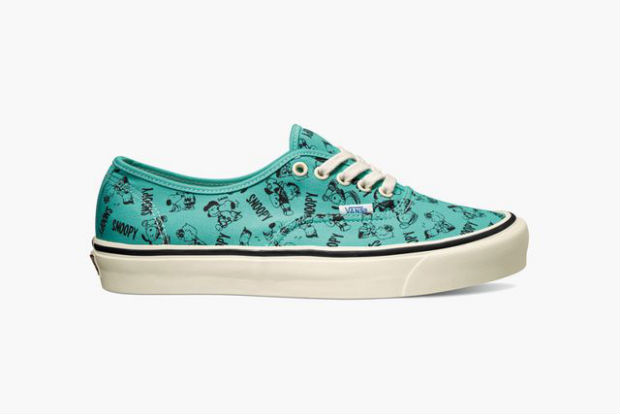 vans snoopy verdes