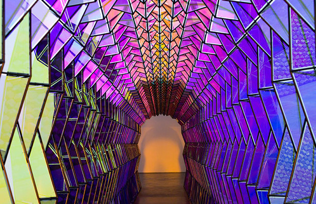 follow the colours One Way Colour Tunnel Olafur Eliasson 01