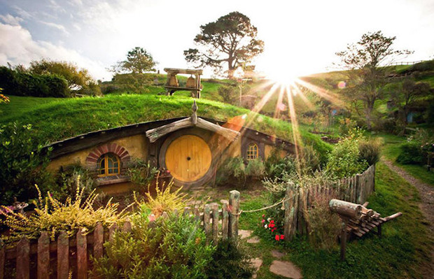 Hobbit visite cenário filme Nova Zelândia Hobbiton Tours 01