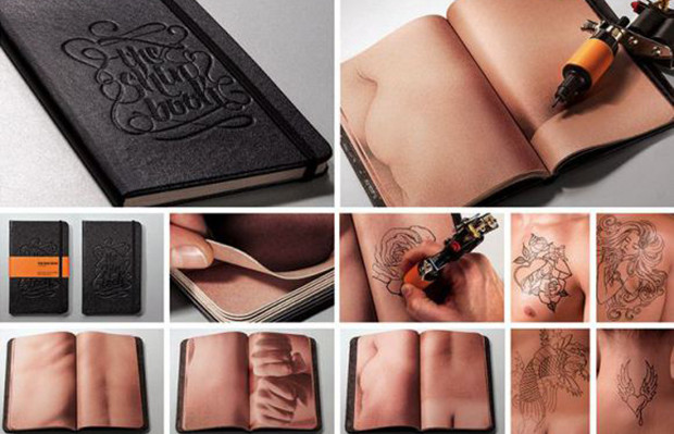 The skin book livro tatuadores treinarem tatuagens