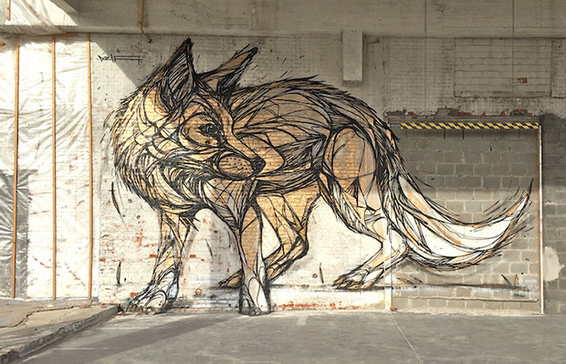 street art grafitti Dzia raposa