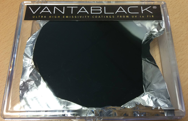 vantablack material cor mais escura mundo preto