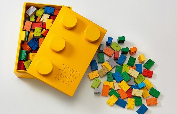 Braille Bricks Lego crianças cegas