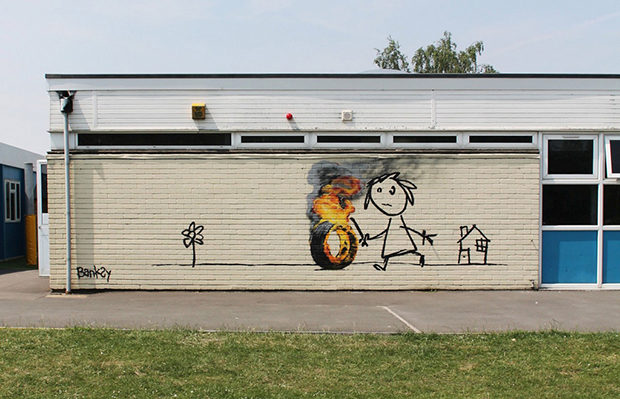 Banksy escola primária em Bristol