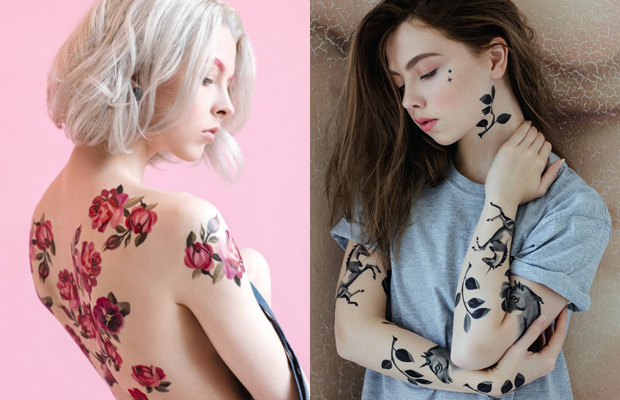 tattoos temporárias sasha unisex estée lauder