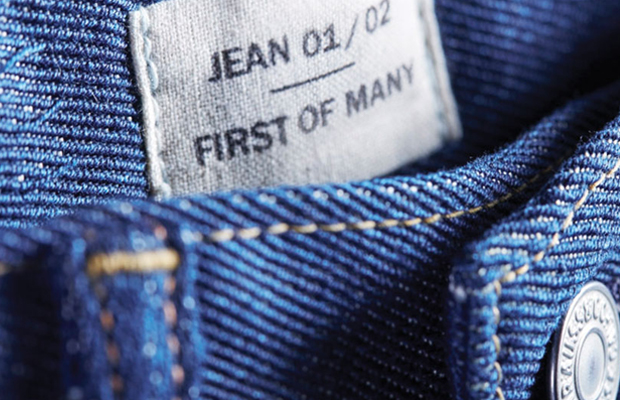 levi's 1ª calça jeans reciclada