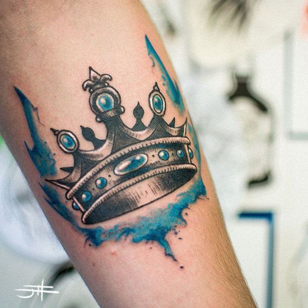 Tatuagem coroa do rei