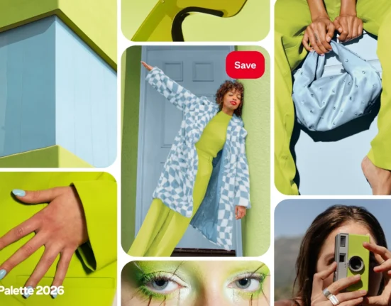 paleta de cores Pinterest 2026