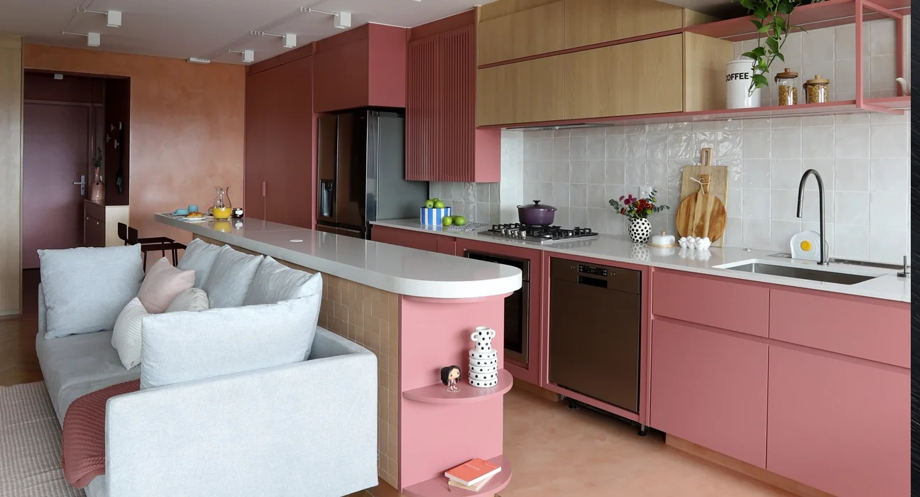 apartamento rosa